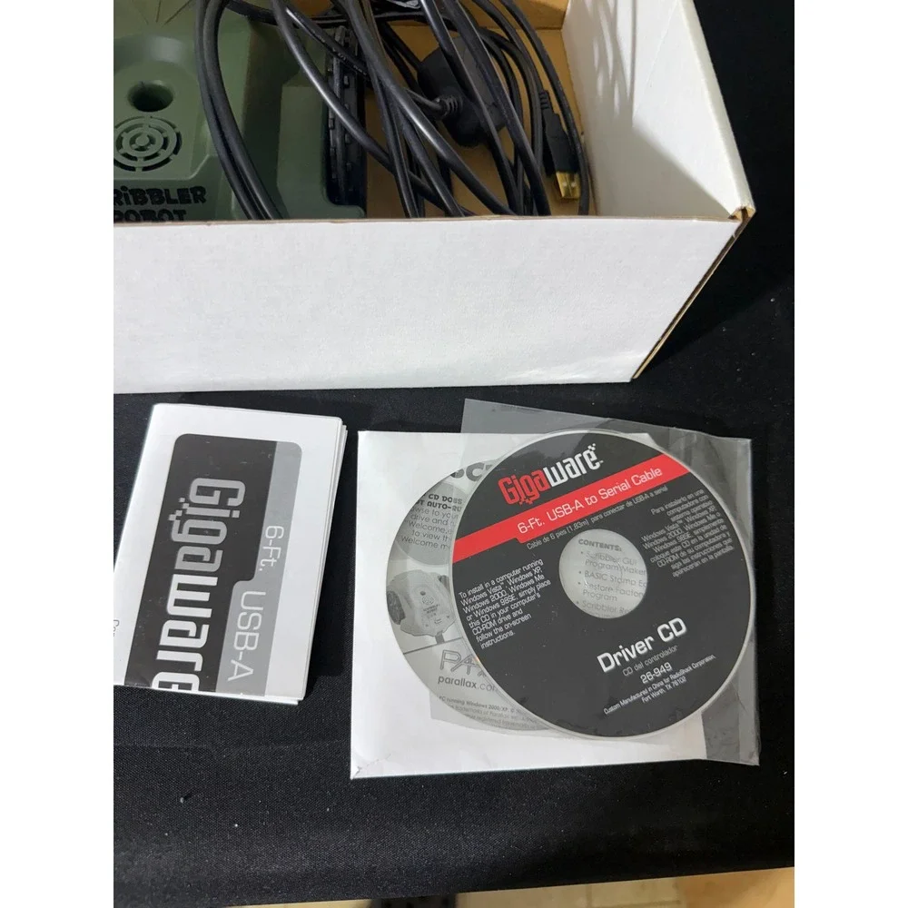 Parallax Scribbler Robot‎ S1 Programmable Green Excellent STEM Coding Kit 28136